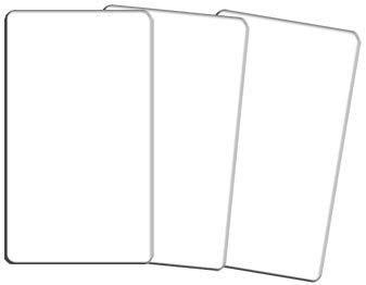 Lot De 80 Cartes Oracle Vierges à Personnaliser - Motif Feuille D'Or, Taille Standard 12.1 X 7 Cm