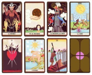 lames jeu divinatoire de 26 cartes Tarot de Marseille 0679770458